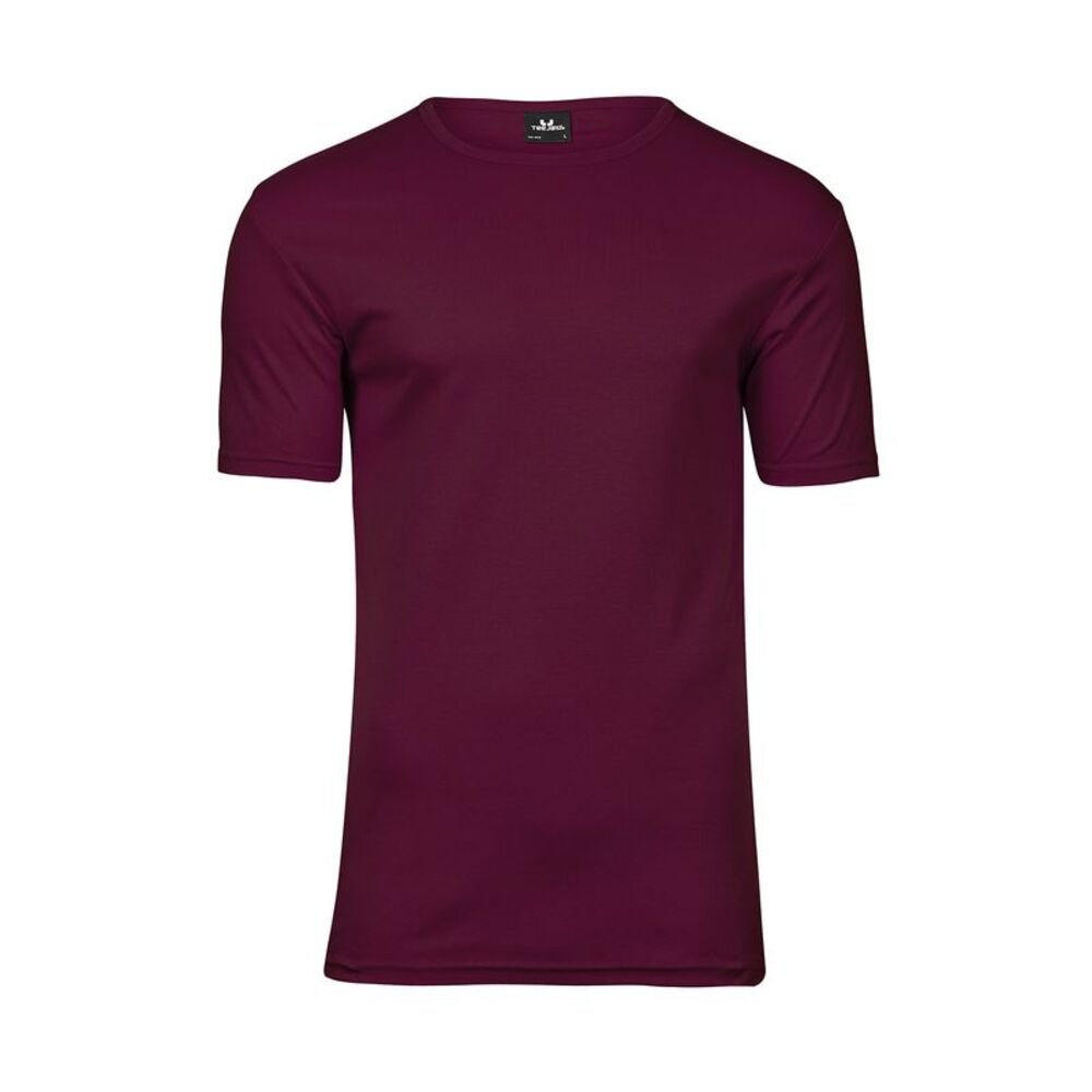 Tee Jays Mens Interlock T-Shirt / Wine